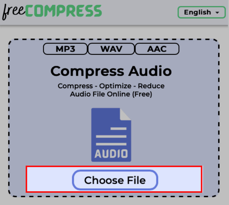 choose audio file
