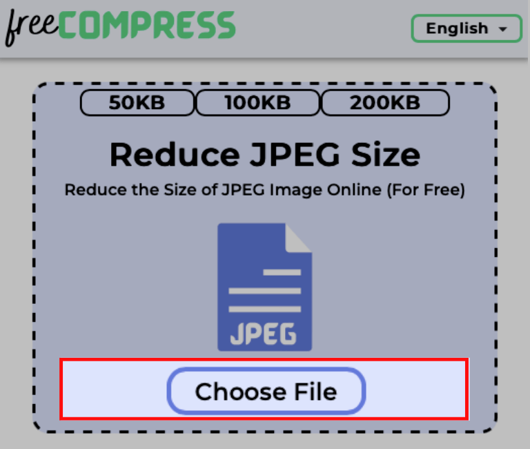 Choose the JPEG image to reduce its size