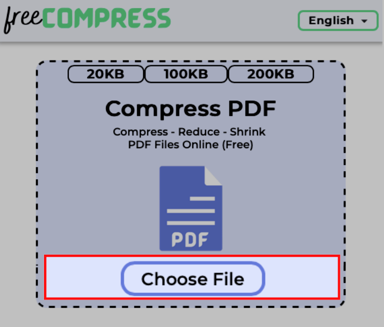 choose PDF file