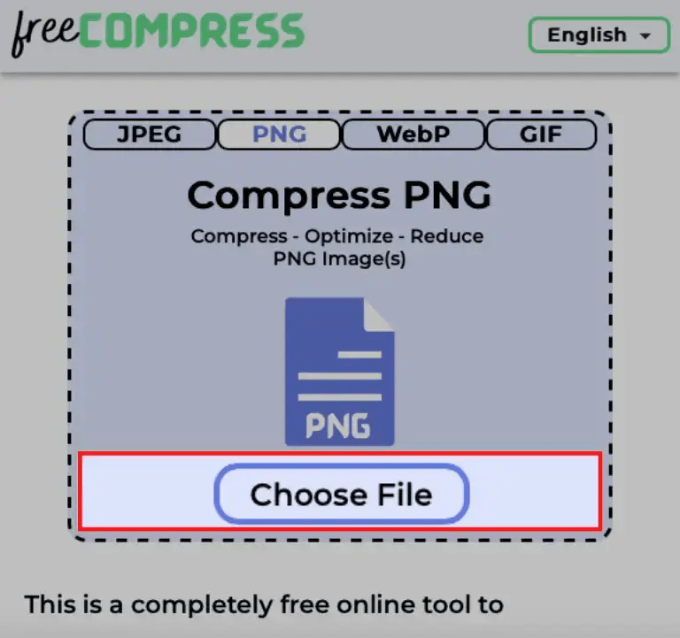 Choose PNG file
