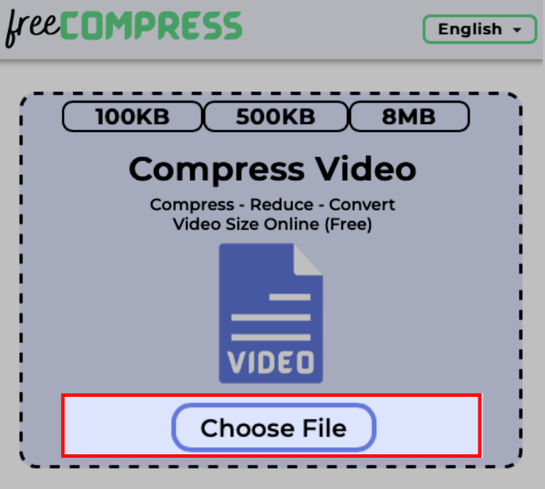 choose video file