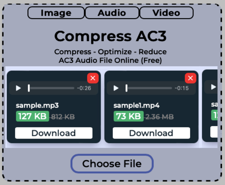 download compressed AC3 file