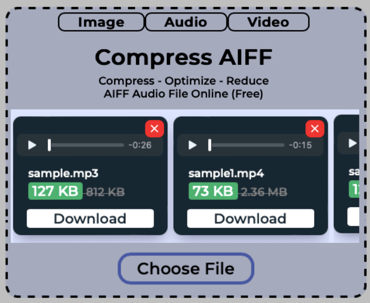 download compressed AIFF file