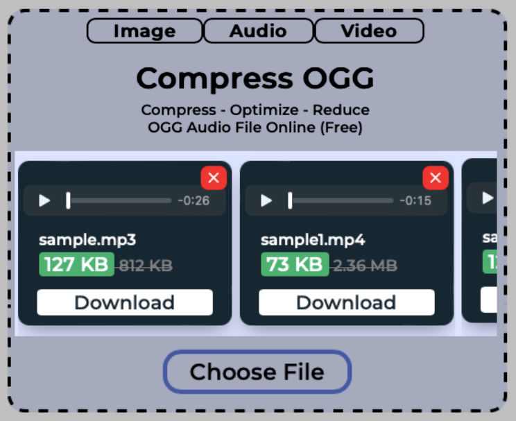 download compressed OGG file