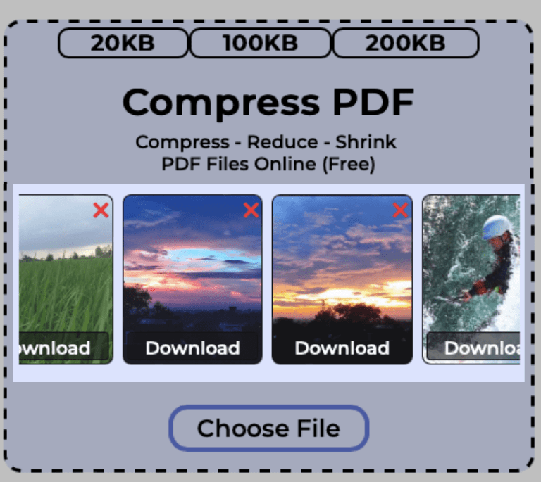 download compressed PDF files