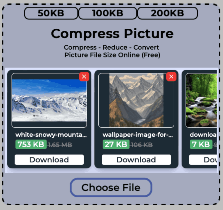 Download Compressed Pictures