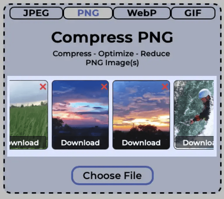 Download compressed PNG image