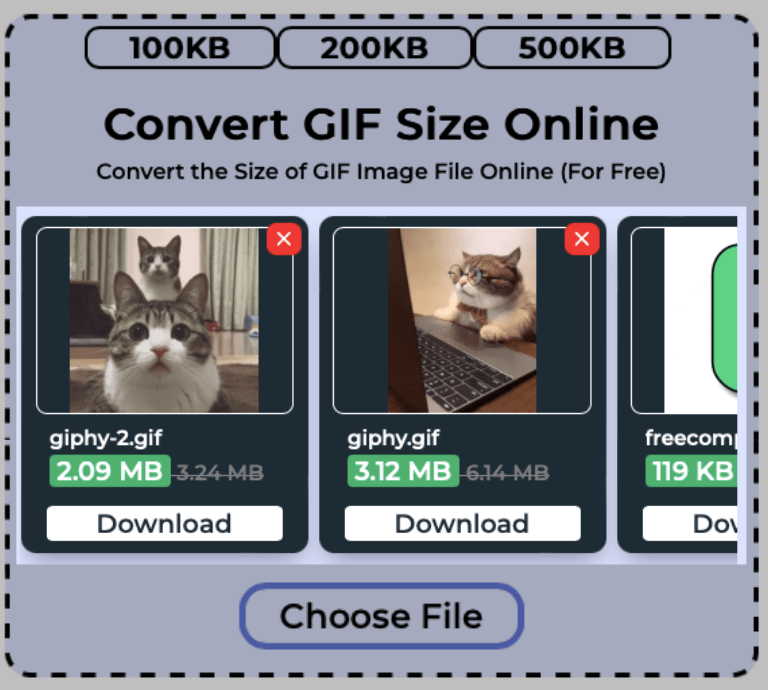 Download Converted GIF Files