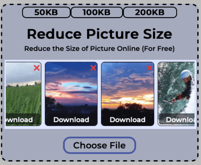 Download reduced pictures