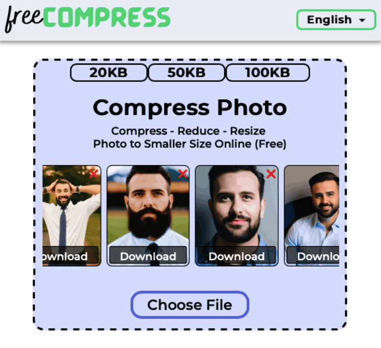 Change Photo File Size Online Free