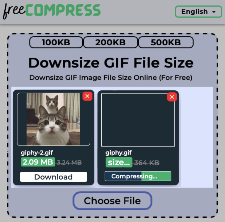 Size of Multiple GIF Files Getting Downsized