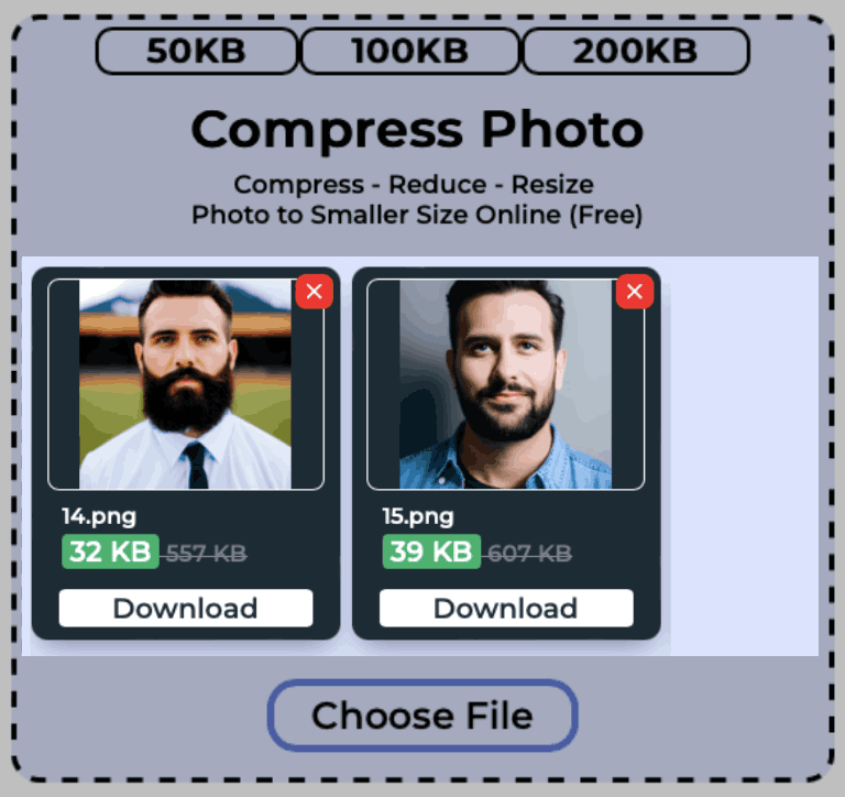 Multiple Photos Getting Compressed