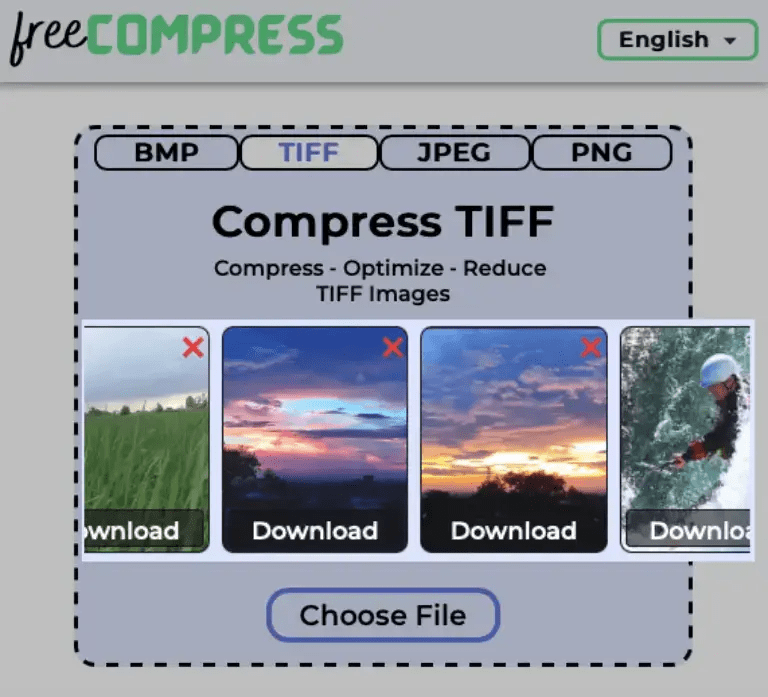 optimized tiff images