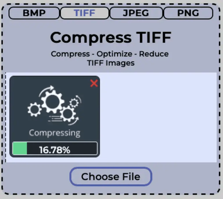 single tiff image getting compressed