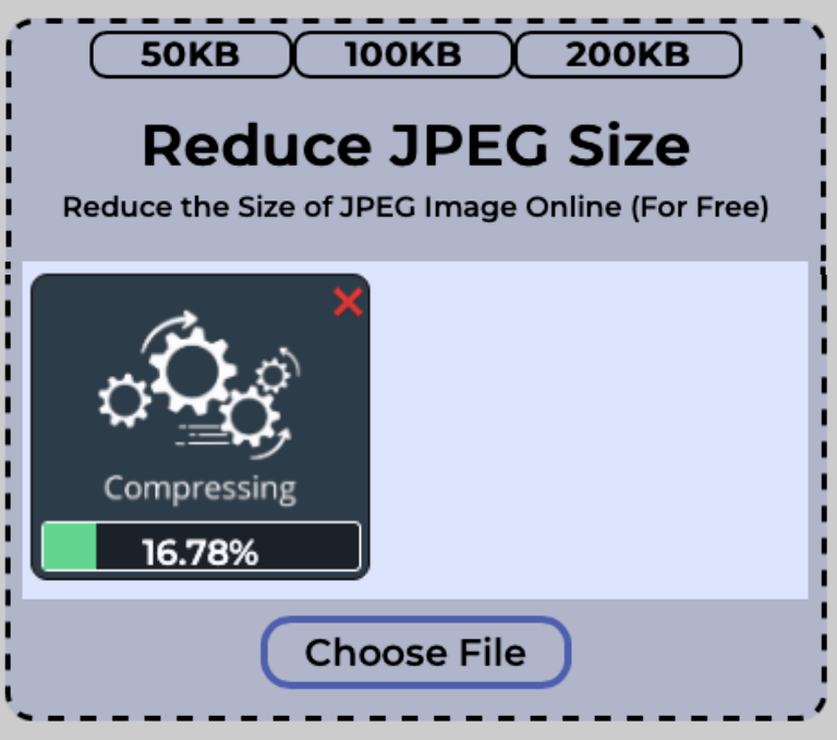 Size of a single JPEG image getting reduced