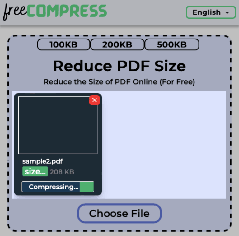 Size of a single PDF getting reduced