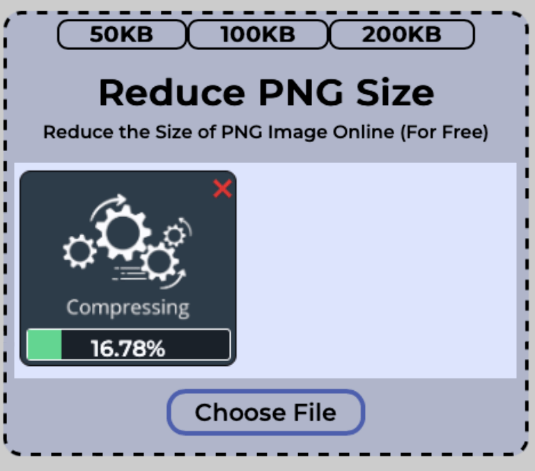 Size of a single PNG image getting reduced