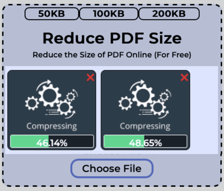 Size of multiple PDFs getting reduced